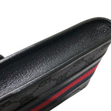 バレンシアガ BALENCIAGA フォンバッグ ウェブ　Gucciコラボ 680130 ブラック キャンバス レディース ショルダーバッグ