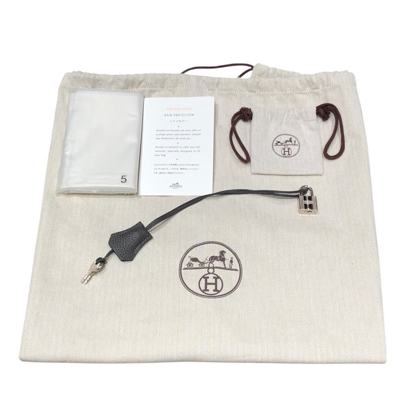 エルメス HERMES バーキン40 C刻 グラファイト SV金具 トゴ メンズ ハンドバッグ