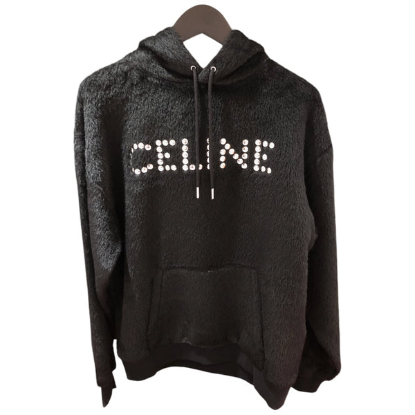 セリーヌ CELINE CELINE 22AW アルパカ混 パーカー 2Y988925R ブラック ウール・アルパカ メンズ パーカー