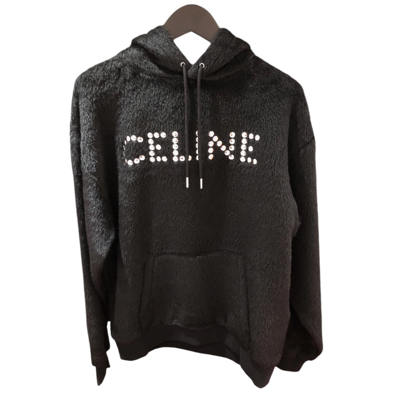 セリーヌ CELINE CELINE 22AW アルパカ混 パーカー 2Y988925R ブラック ウール・アルパカ メンズ パーカー