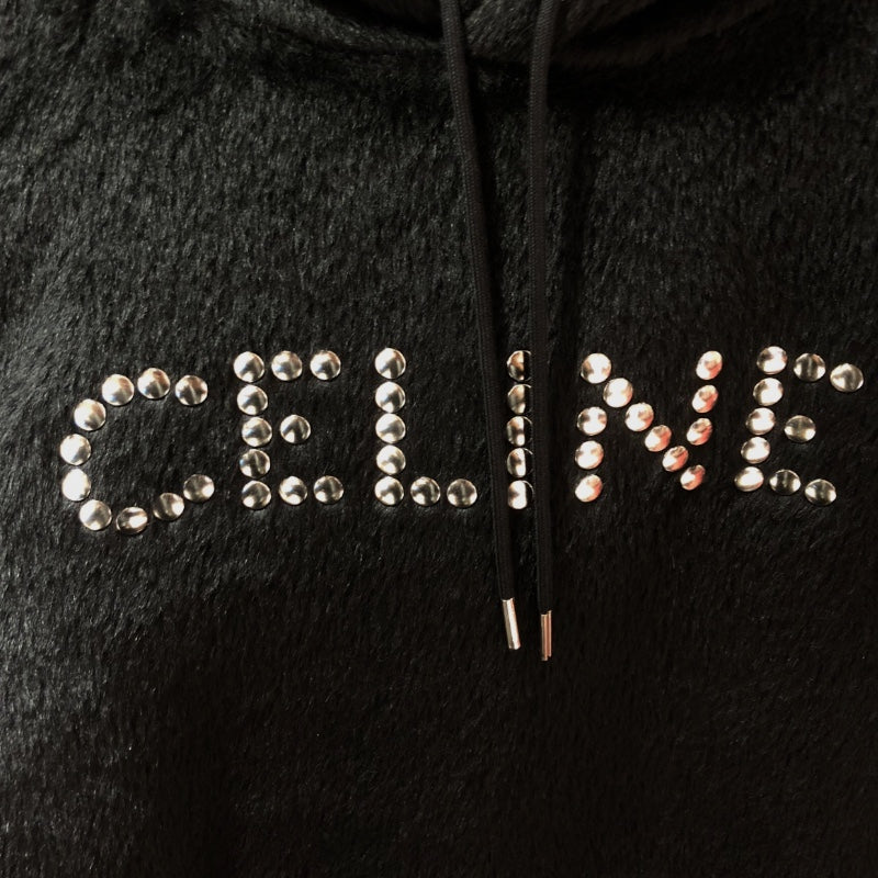 セリーヌ CELINE CELINE 22AW アルパカ混 パーカー 2Y988925R ブラック ウール・アルパカ メンズ パーカー