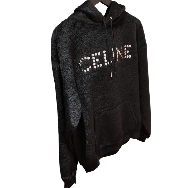 セリーヌ CELINE CELINE 22AW アルパカ混 パーカー 2Y988925R ブラック ウール・アルパカ メンズ パーカー