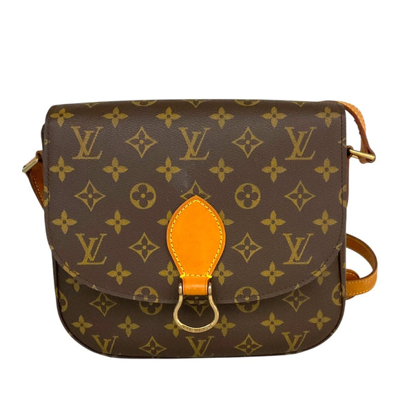 ルイ・ヴィトン LOUIS VUITTON サンクルーGM M51242 ブラウン モノグラムキャンバス レディース ショルダーバッグ