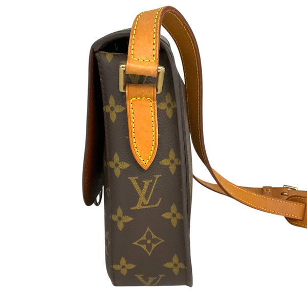 ルイ・ヴィトン LOUIS VUITTON サンクルーGM M51242 ブラウン モノグラムキャンバス レディース ショルダーバッグ