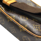 ルイ・ヴィトン LOUIS VUITTON ポシェット・ガンジュ M51870 ブラウン モノグラム・キャンバス レディース ボディバッグ
