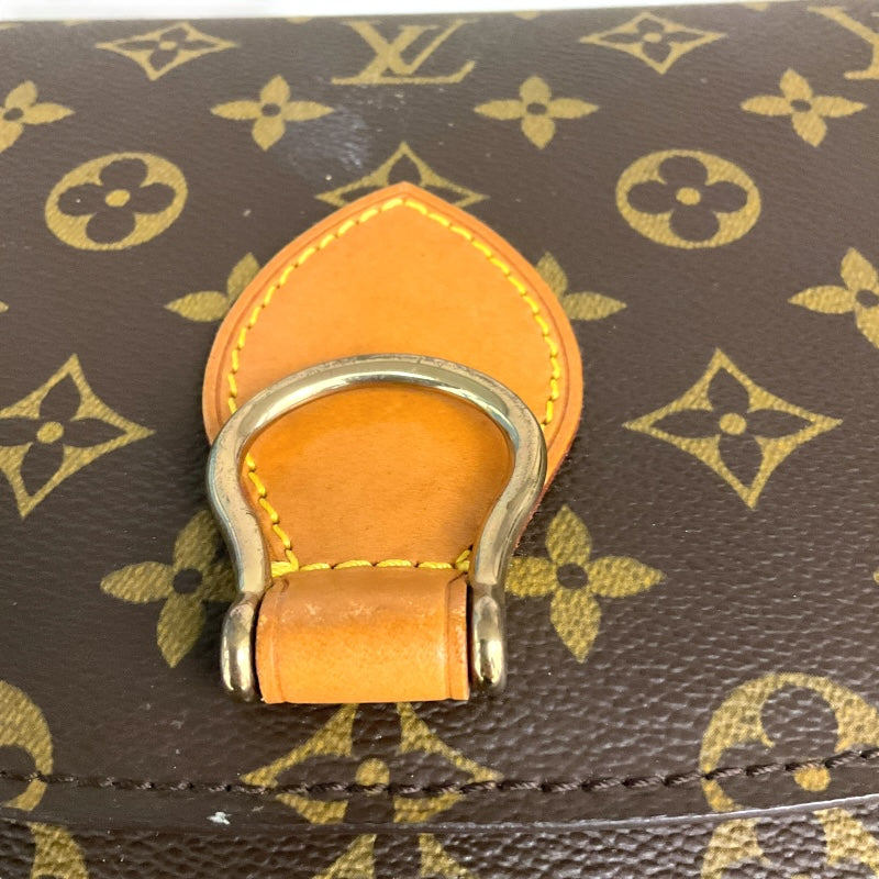 ルイ・ヴィトン LOUIS VUITTON サンクルーGM M51242 ブラウン モノグラムキャンバス レディース ショルダーバッグ