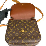 ルイ・ヴィトン LOUIS VUITTON サンクルーGM M51242 ブラウン モノグラムキャンバス レディース ショルダーバッグ