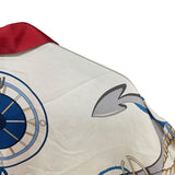 グッチ GUCCI 総柄シルクオープンカラーシャツ 604110 クリーム シルク メンズ 半袖シャツ