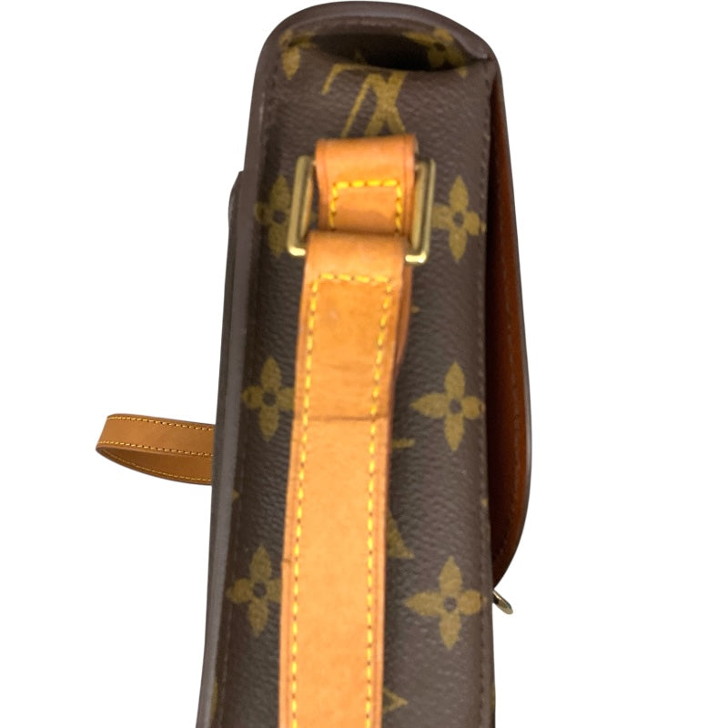 ルイ・ヴィトン LOUIS VUITTON サンクルーGM M51242 ブラウン モノグラムキャンバス レディース ショルダーバッグ