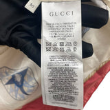 グッチ GUCCI 総柄シルクオープンカラーシャツ 604110 クリーム シルク メンズ 半袖シャツ