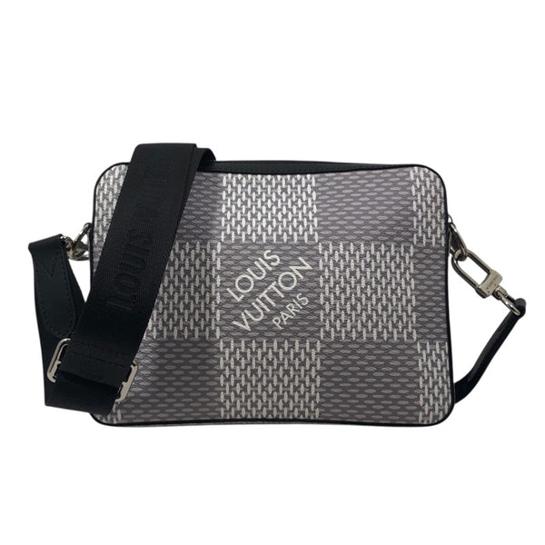 ルイ・ヴィトン LOUIS VUITTON 3D トリオ メッセンジャー N50027 アンタークティカ ダミエ・グラフィット 3D キャンバス メンズ ショルダーバッグ