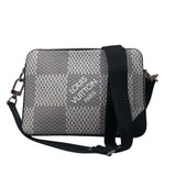 ルイ・ヴィトン LOUIS VUITTON 3D トリオ メッセンジャー N50027 アンタークティカ ダミエ・グラフィット 3D キャンバス メンズ ショルダーバッグ