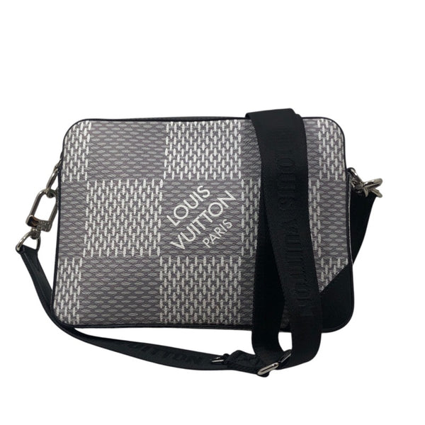 ルイ・ヴィトン LOUIS VUITTON 3D トリオ メッセンジャー N50027 アンタークティカ ダミエ・グラフィット 3D キャンバス メンズ ショルダーバッグ