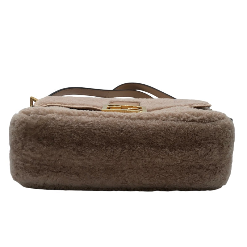 週末限定値下♪フェンディ☆FENDI リアルファー☆ フェンディ FENDI Wフェイスショルダー 8BR794 ベージュ ファー