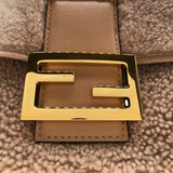 フェンディ FENDI Wフェイスショルダー 8BR794 ベージュ ファー レディース ショルダーバッグ