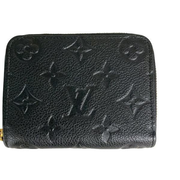 ルイ・ヴィトン LOUIS VUITTON ジッピーコインパース M60574 ブラック  PVCコーティングキャンバス モノグラムキャンパス ユニセックス コインケース