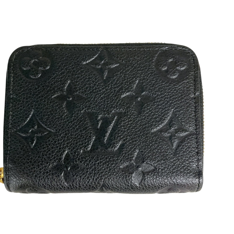 ルイ・ヴィトン LOUIS VUITTON ジッピーコインパース M60574 ブラック  PVCコーティングキャンバス モノグラムキャンパス ユニセックス コインケース