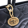 シャネル CHANEL 復刻トート A01804 ブラック、ゴールド金具 キャビアスキン　 レディース ハンドバッグ