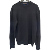 ルイ・ヴィトン LOUIS VUITTON ハーフアンドハーフモノグラムニットセーター HGN41WIXW ネイビー カシミヤ メンズ セーター