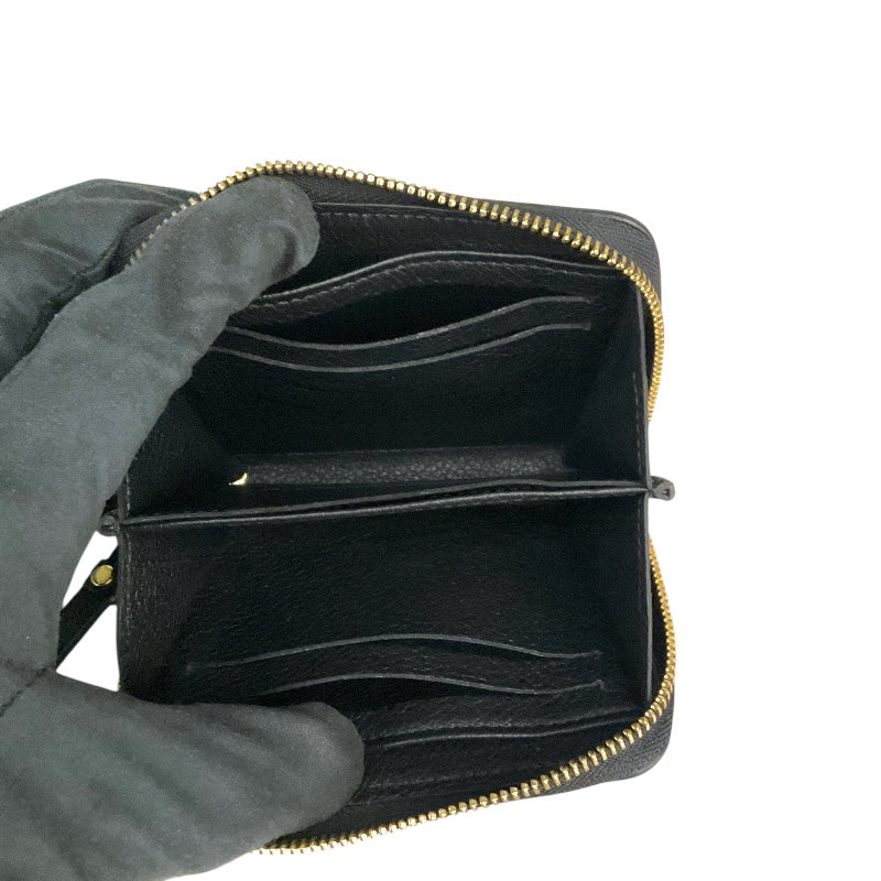 ルイ・ヴィトン LOUIS VUITTON ジッピーコインパース M60574 ブラック  PVCコーティングキャンバス モノグラムキャンパス ユニセックス コインケース