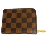 ルイ・ヴィトン LOUIS VUITTON ジッピー・コインパース N63070 ブラウン/ゴールド金具 PVCコーティングキャンバス ダミエ ユニセックス コインケース