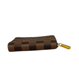 ルイ・ヴィトン LOUIS VUITTON ジッピー・コインパース N63070 ブラウン/ゴールド金具 PVCコーティングキャンバス ダミエ ユニセックス コインケース