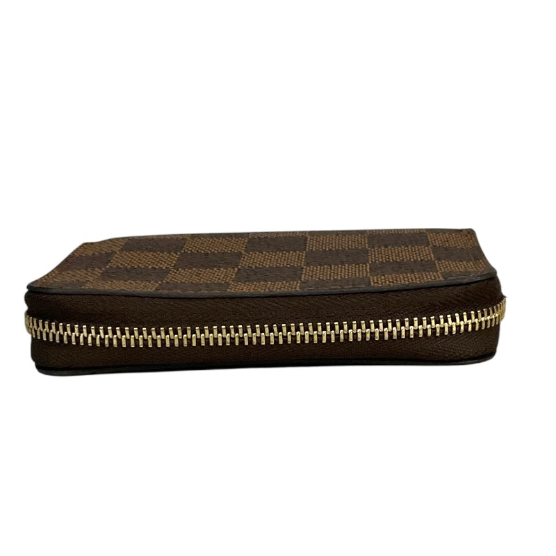 ルイ・ヴィトン LOUIS VUITTON ジッピー・コインパース N63070 ブラウン/ゴールド金具 PVCコーティングキャンバス ダミエ ユニセックス コインケース