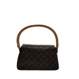 ルイ・ヴィトン LOUIS VUITTON ミニ・ルーピング M51147 ブラウン モノグラム・キャンバス レディース ハンドバッグ