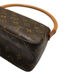 ルイ・ヴィトン LOUIS VUITTON ミニ・ルーピング M51147 ブラウン モノグラム・キャンバス レディース ハンドバッグ