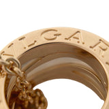 ブルガリ BVLGARI ビーゼロワン レジェンド ネックレス K18PG×ホワイトセラミック ジュエリー