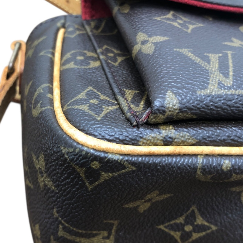 ルイ・ヴィトン LOUIS VUITTON ヴィバシテPM M51165 PVC レディース ショルダーバッグ