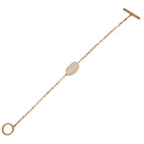 エルメス HERMES シェーヌダンクル ヴェルソ ブレスレット SH K18PG/セラミック ジュエリー