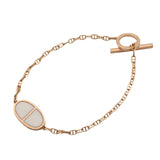 エルメス HERMES シェーヌダンクル ヴェルソ ブレスレット SH K18PG/セラミック ジュエリー