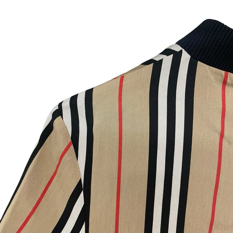 バーバリーロンドン  BURBERRY LONDON ストライプ長袖ワンピース 8011193 ベージュ コットン レディース ワンピース