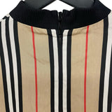 バーバリーロンドン  BURBERRY LONDON ストライプ長袖ワンピース 8011193 ベージュ コットン レディース ワンピース