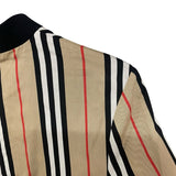 バーバリーロンドン  BURBERRY LONDON ストライプ長袖ワンピース 8011193 ベージュ コットン レディース ワンピース