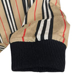 バーバリーロンドン  BURBERRY LONDON ストライプ長袖ワンピース 8011193 ベージュ コットン レディース ワンピース