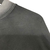 バレンシアガ BALENCIAGA ロゴ刺繍長袖Tシャツ 657058 ブラック コットン メンズ 長袖Ｔシャツ