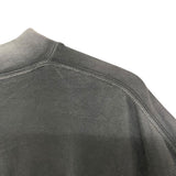 バレンシアガ BALENCIAGA ロゴ刺繍長袖Tシャツ 657058 ブラック コットン メンズ 長袖Ｔシャツ