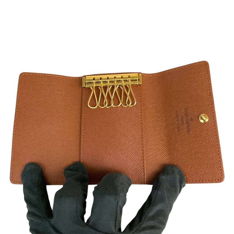 ルイ・ヴィトン LOUIS VUITTON ミュルティクレ6 M62630 ブラウン ユニセックス キーケース