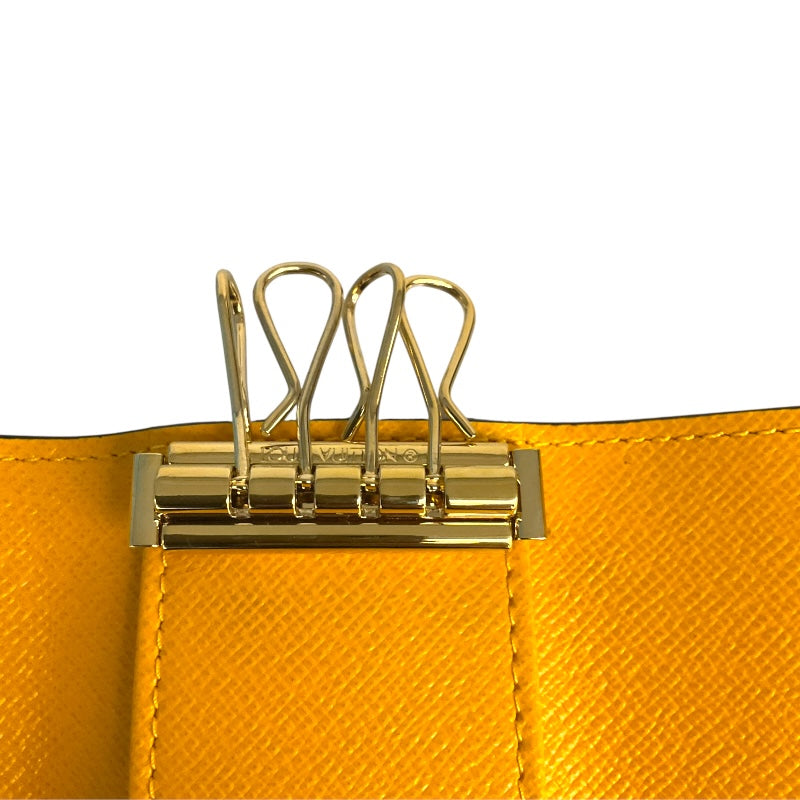 ルイ・ヴィトン LOUIS VUITTON ミュルティクレ4 M83648 ブラウン PVCコーティングキャンバス レディース キーケース