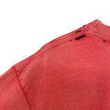 バレンシアガ BALENCIAGA ロゴプリントTシャツ 612965 レッド コットン メンズ 半袖Ｔシャツ