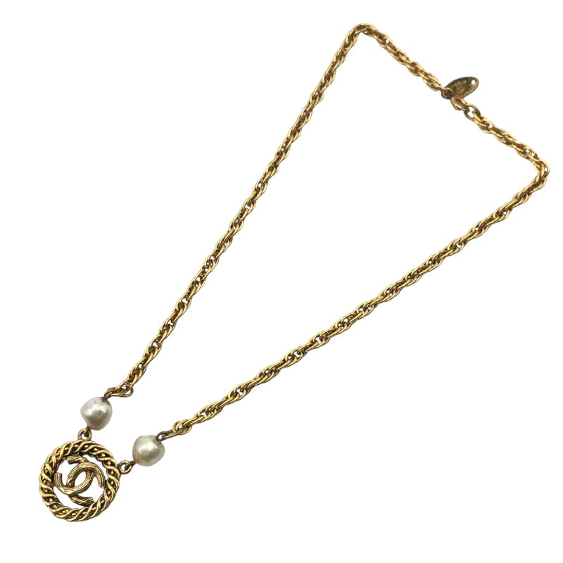 シャネル CHANEL ココマークパールネックレス メタル/フェイクパール ジュエリー