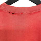 バレンシアガ BALENCIAGA ロゴプリントTシャツ 612965 レッド コットン メンズ 半袖Ｔシャツ