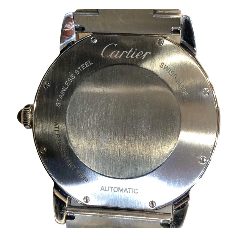 カルティエ Cartier ロンド クロワジエール ドゥ カルティエ WSRN0011 SS 自動巻き メンズ 腕時計