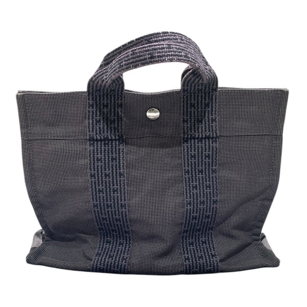 エルメス HERMES エールライントートPM グレー キャンバス レディース