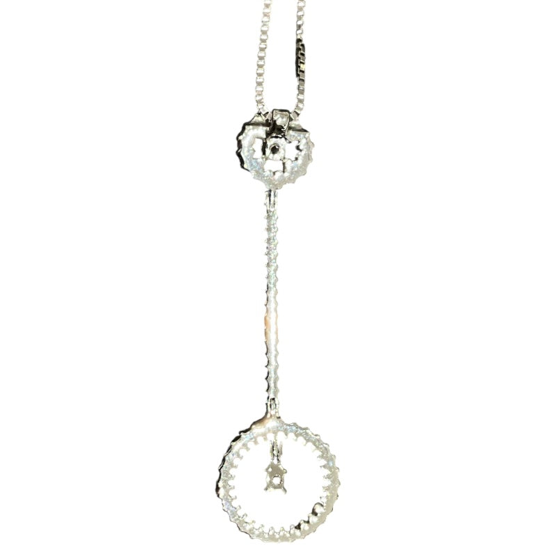 ダミアーニ DAMIANI サークルモチーフダイヤネックレス ホワイトゴールド 750WG ジュエリー