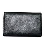 プラダ PRADA 4連キーケース ブラック ゴールド金具 サフィアーノレザー メンズ キーケース