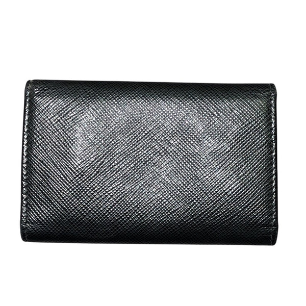 プラダ PRADA 4連キーケース ブラック ゴールド金具 サフィアーノレザー メンズ キーケース