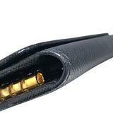 プラダ PRADA 4連キーケース ブラック ゴールド金具 サフィアーノレザー メンズ キーケース